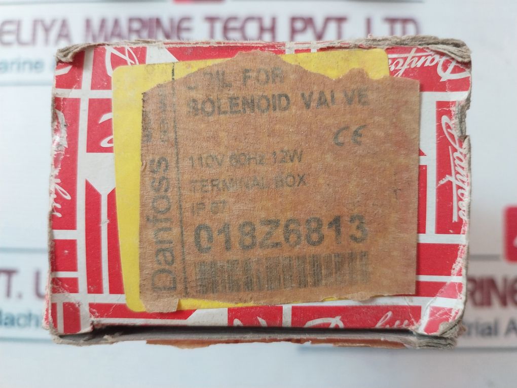 Danfoss 018Z6813 Solenoid Valve For Coil 12W