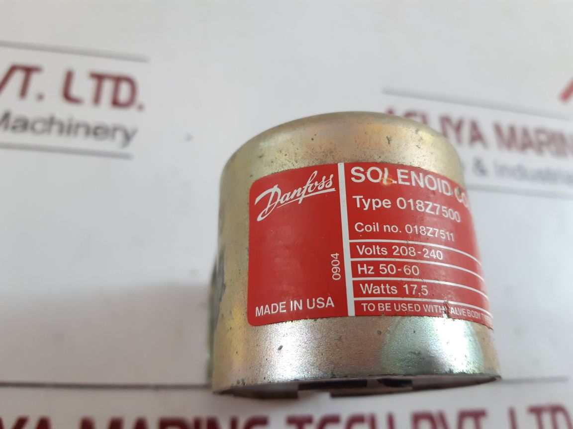 Danfoss 018Z7500 Solenoid Coil 17,5W