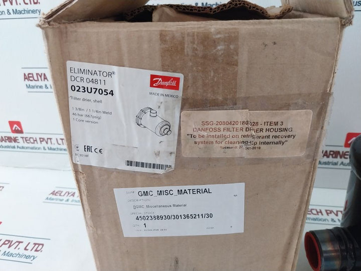 Danfoss 023U7054 Refrigeration Filter Drier, Shell