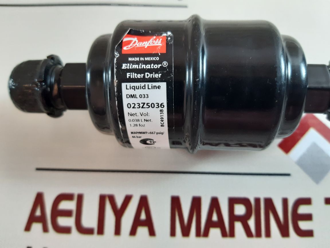 Danfoss dml-033 eliminator 023z5036 liquid line filter drier 