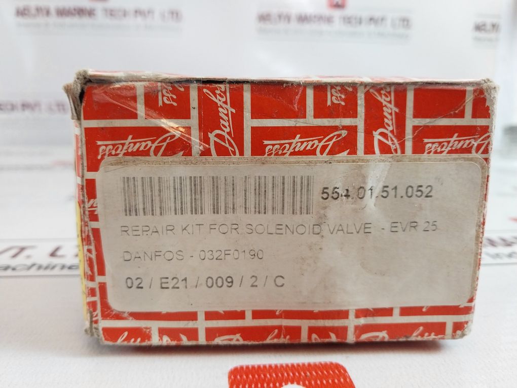 Danfoss 032F0190 Repair Kit For Evr 25, 554.01.51.052