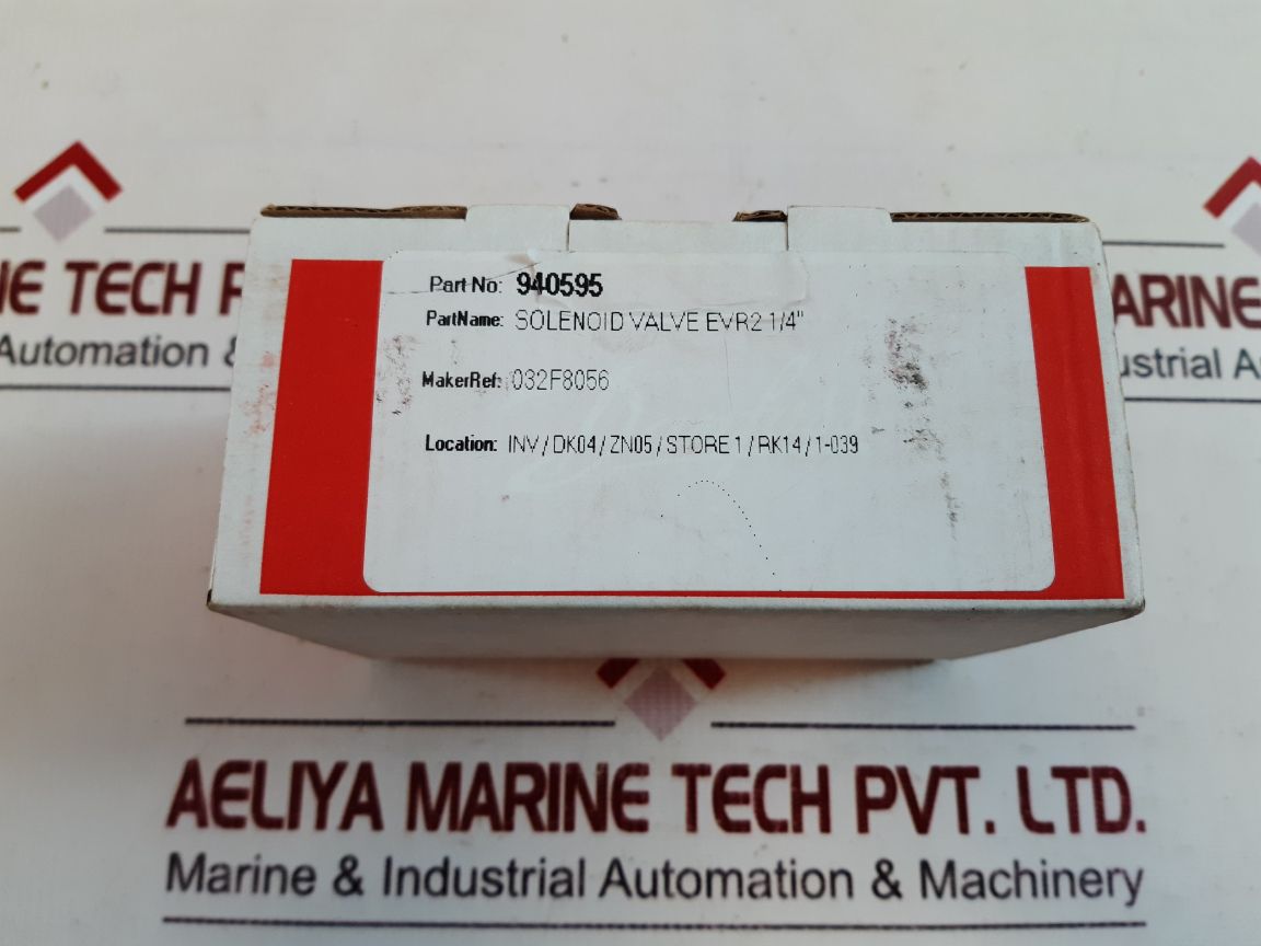 Danfoss 032F8056 Solenoid Valve 940595