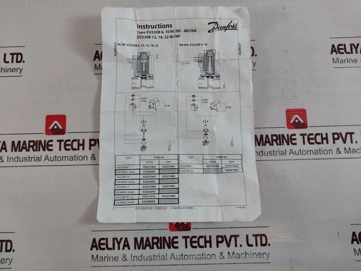 Danfoss 032U1251 Solenoid Valve
