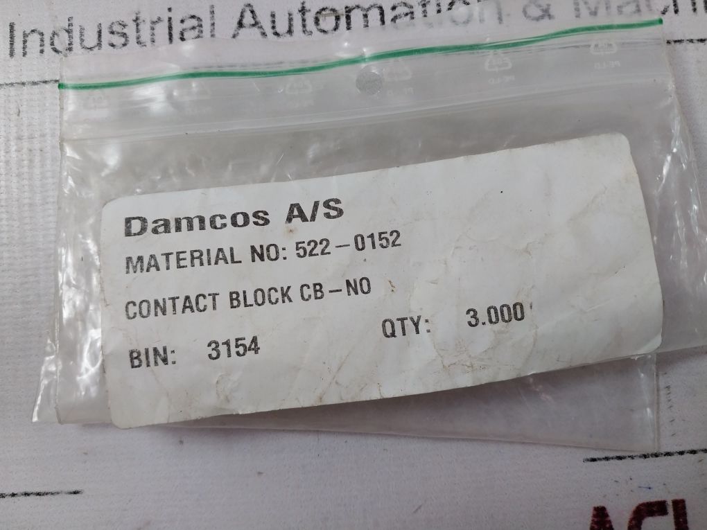 Danfoss Cb-no Auxiliary Contact Block 037H0111