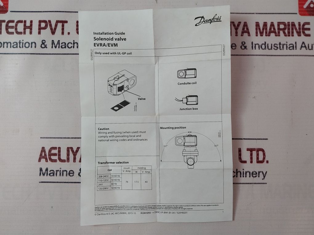Danfoss 042H1128 Evra 40 Solenoid Valve