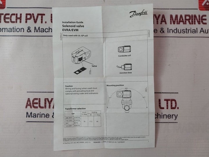 Danfoss 042H1128 Evra 40 Solenoid Valve