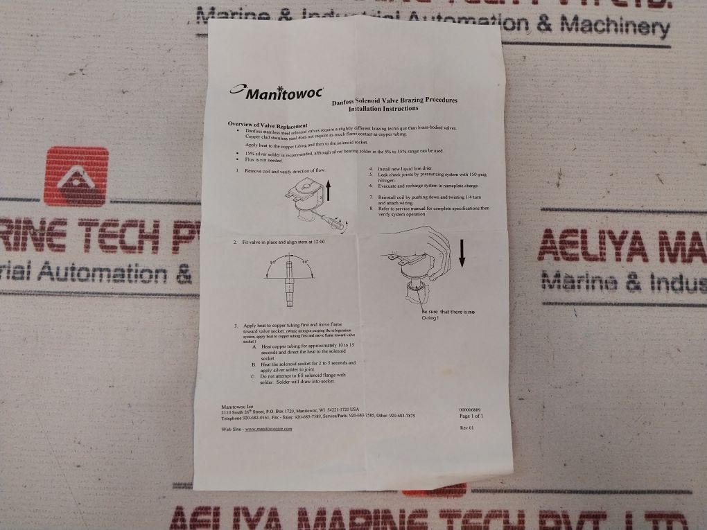 Danfoss 042N4231 Harvest Valve Include Electrical Coil Set