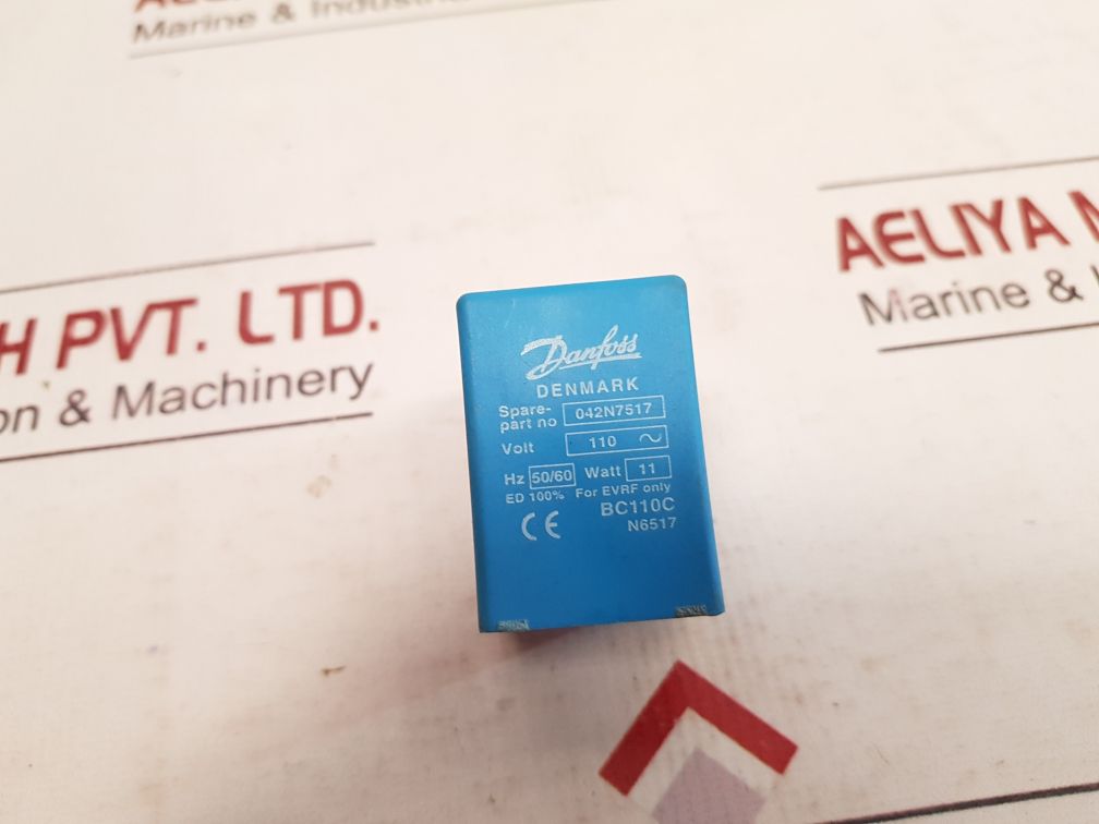 Danfoss 042N7517 Solenoid Coil 110 Ac 11W