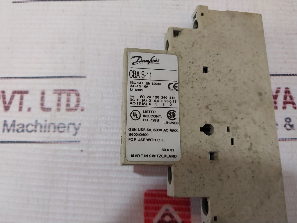 Danfoss 047B3203 Auxiliary Contact