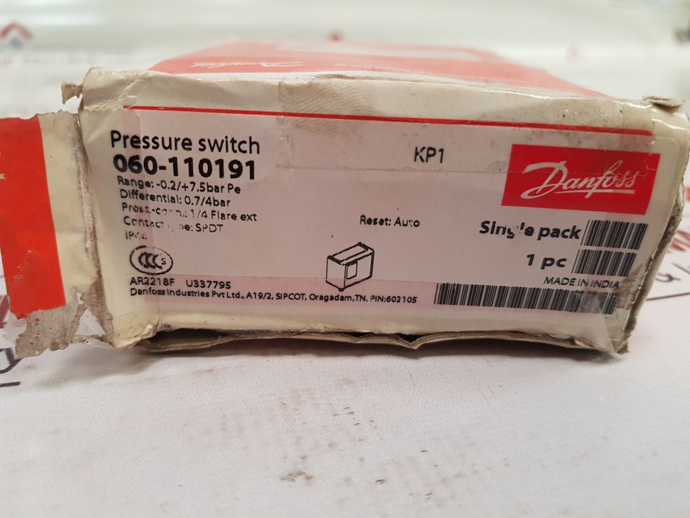 Danfoss 060-110191 Pressure Control Switch