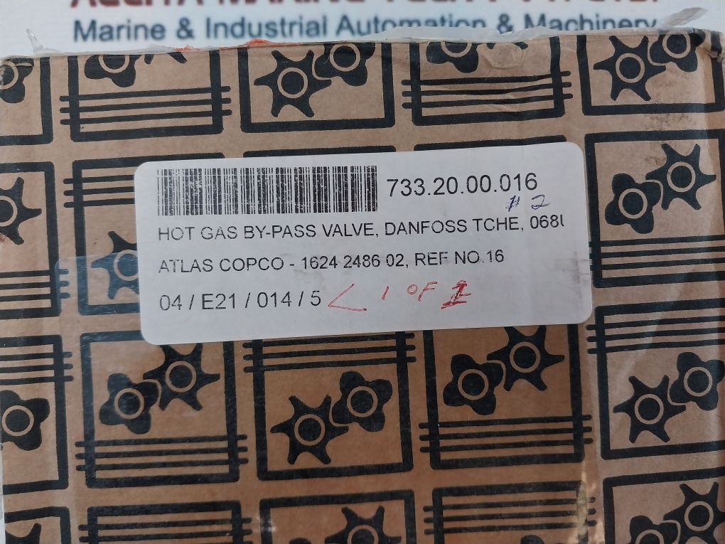 Danfoss 068U4529 Hot Gas By-pass Regulator Valve 02018