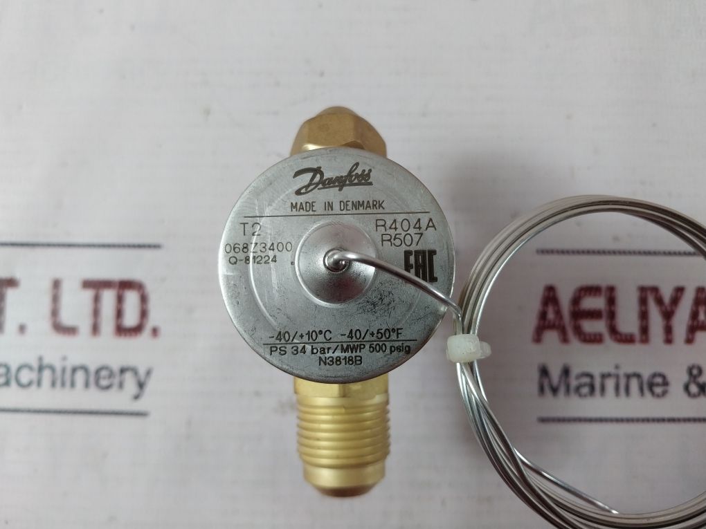 Danfoss 068Z3400 Thermostatic Expansion Valve R404A/R507