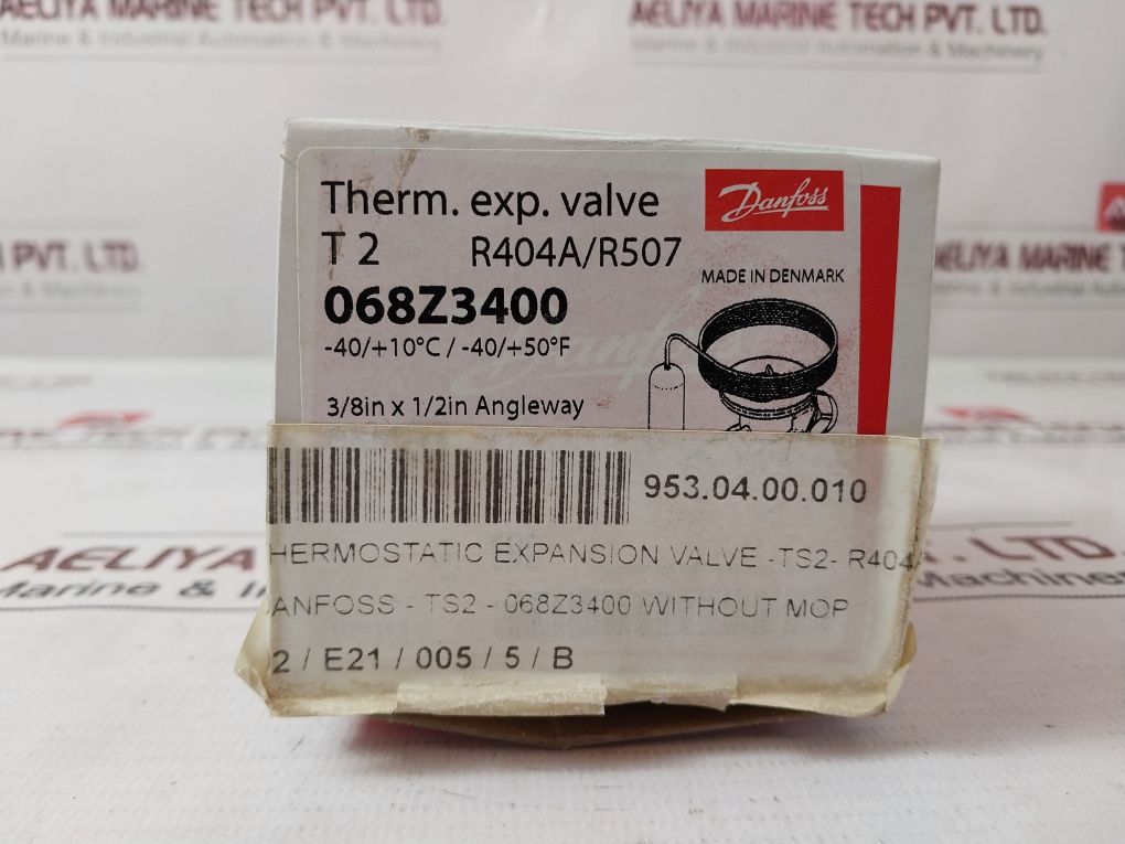 Danfoss 068Z3400 Thermostatic Expansion Valve R404A/R507