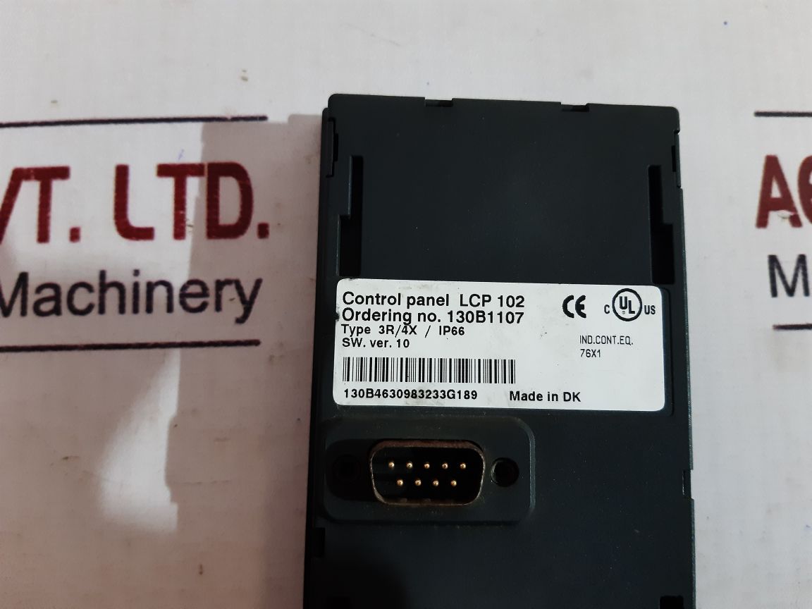 Danfoss 130B1107 Control Panel Lcp 102 3R/4X/Ip66