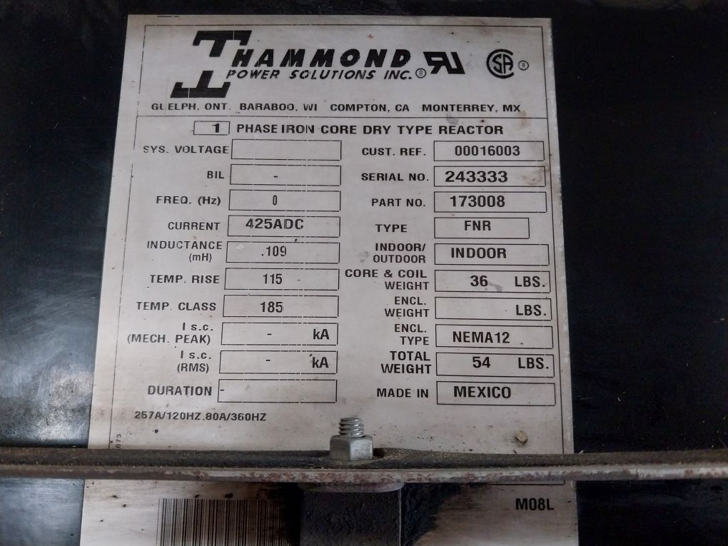 Danfoss 131B6945 80A