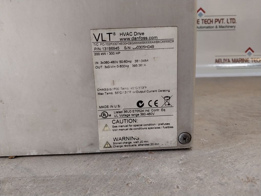 Danfoss 131B6945 80A