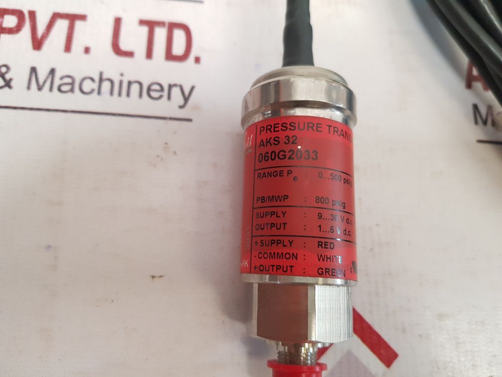 Danfoss Aks32R 060G2033 Pressure Transmitter