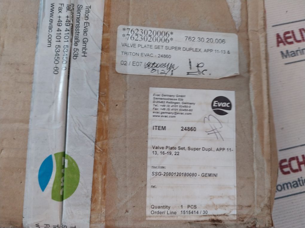 Danfoss App 11-13, 16-19, 22 Super Duplex Valve Plate Set