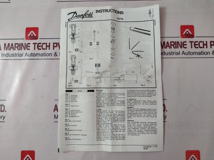 Danfoss Avta Thermostatic Water Valve 0-30°C