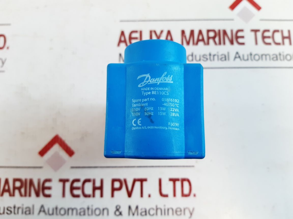 Danfoss Be110Cs Solenoid Valve Coil 018F6192