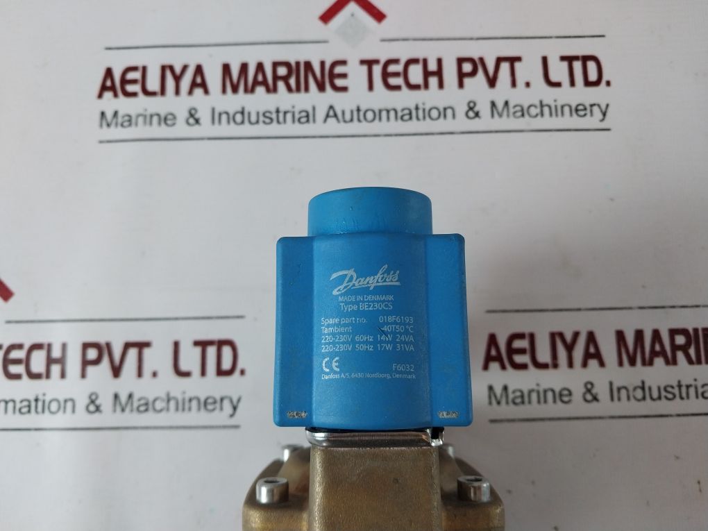 Danfoss 018F6193 Solenoid Valve & Coil Be230Cs 
