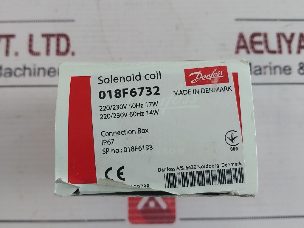 Danfoss Be230Cs Solenoid Valve Coil 018F6193 60Hz