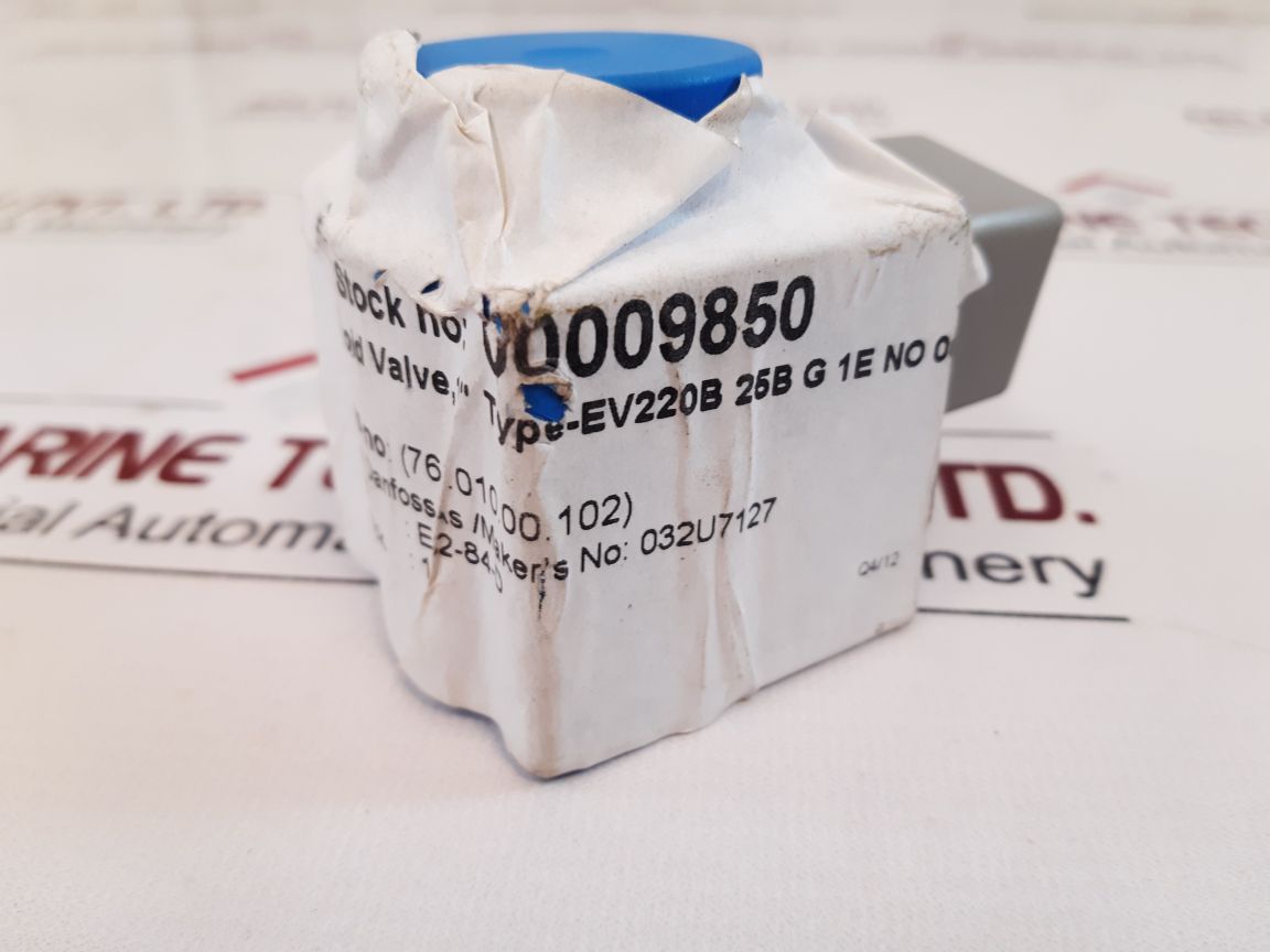 Danfoss Be230Cs Solenoid Valve Coil 018F6193