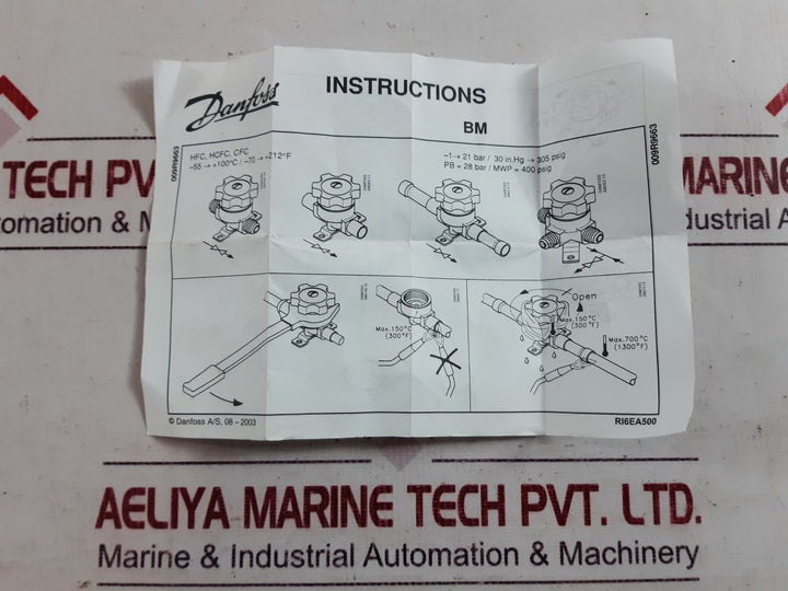 Danfoss Bml-12 S Shut Off Valve
