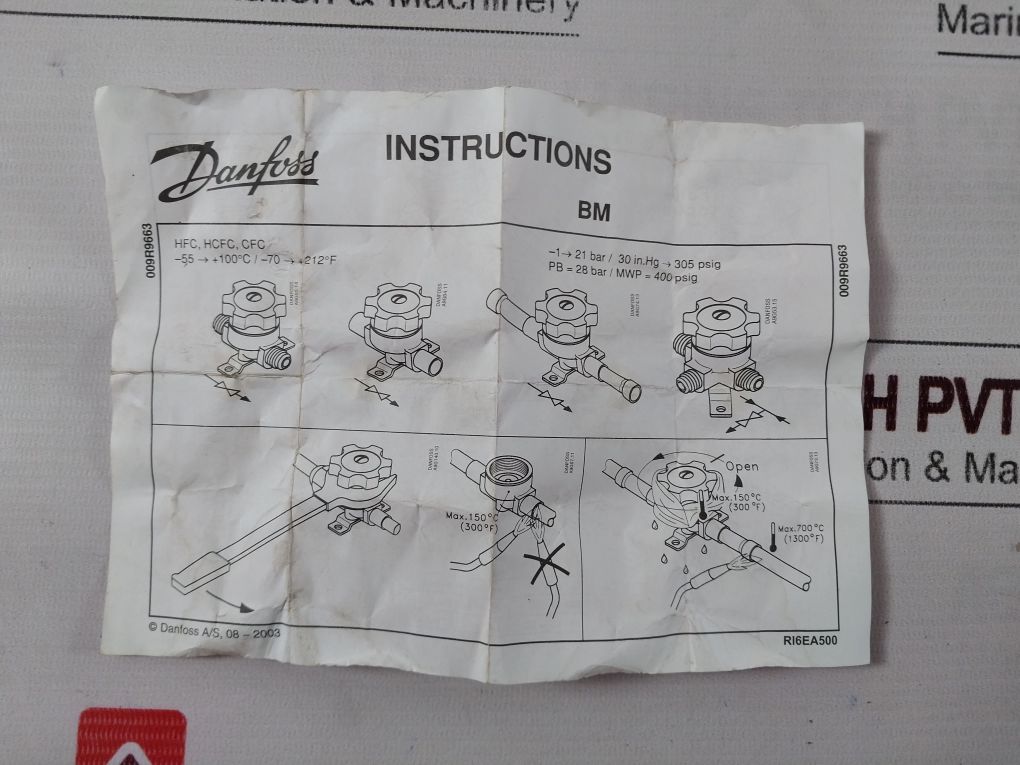 Danfoss Bml 10 Shut Off Valve