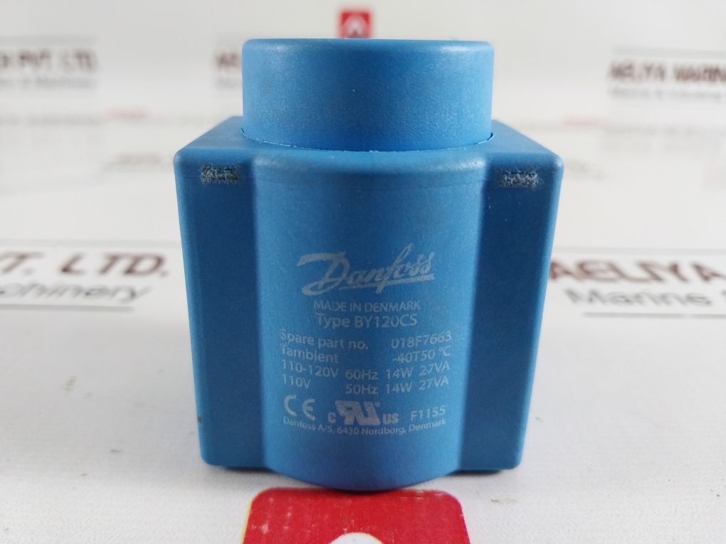 Danfoss 018F7663 Solenoid Coil By120Cs