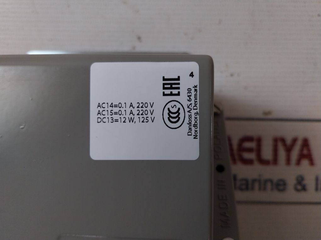 Danfoss Cas 155 Differential Pressure Switch 