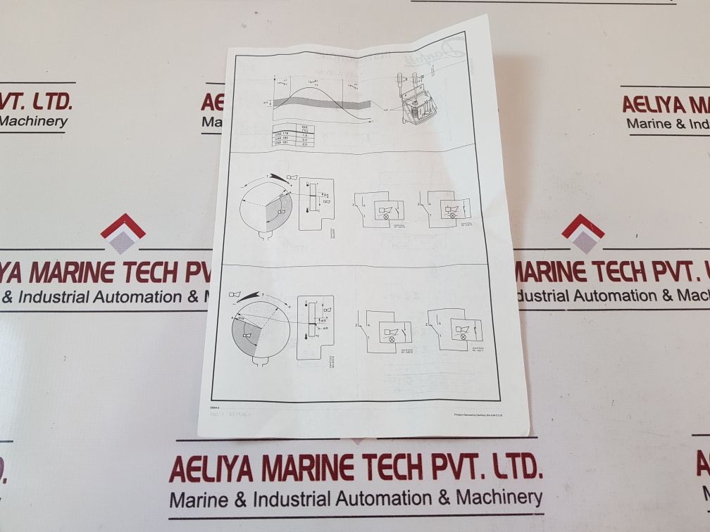 Danfoss cas 178 pressure switch with box