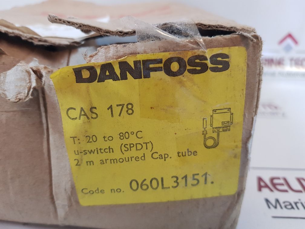 Danfoss cas 178 pressure switch with box