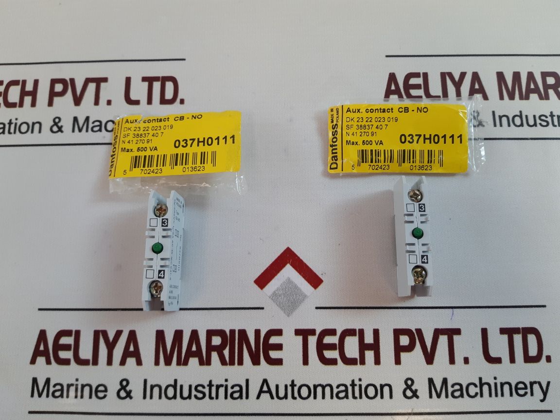 Set Of 9X Danfoss Cb-no Auxiliary Contactor
