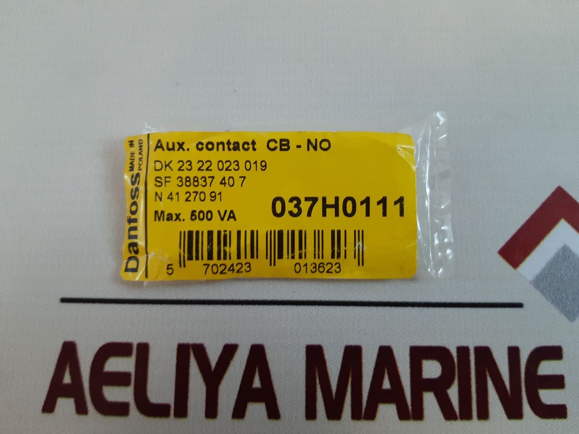 Set Of 9X Danfoss Cb-no Auxiliary Contactor
