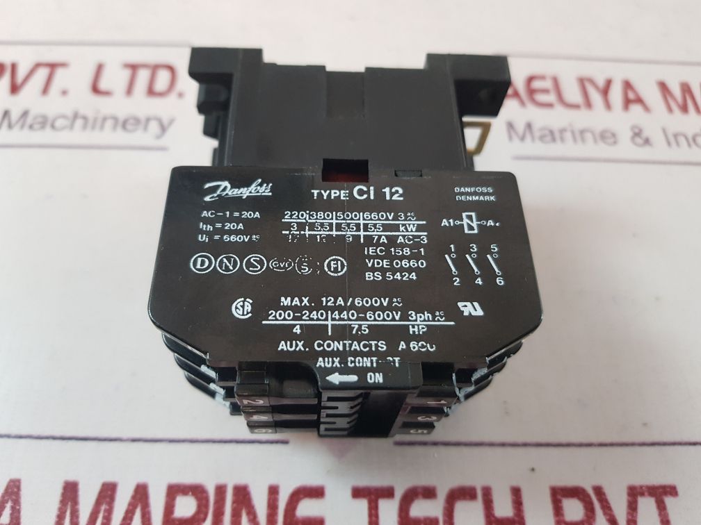 Danfoss Ci 12 Contactor 183/220V 50/60 Hz
