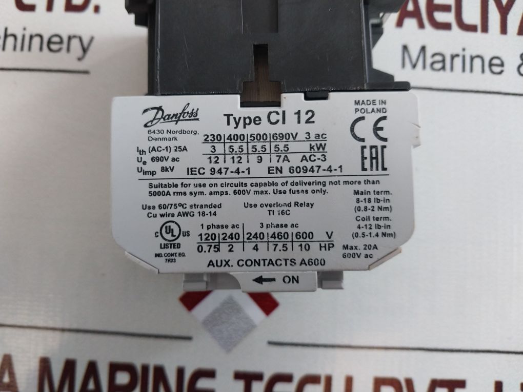 Danfoss Ci 12 Contactor 
