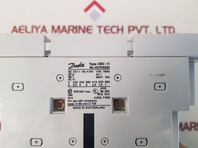 Danfoss ci 85 contactor 037h3181-00