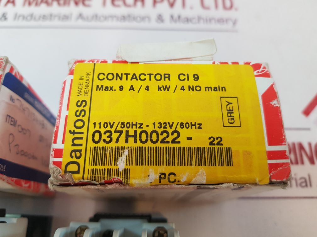 Danfoss Ci 9 Contactor 110V 50Hz