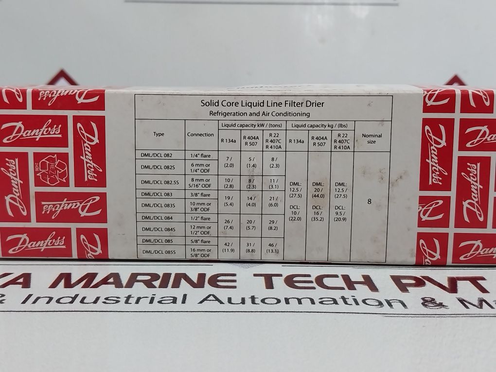 Danfoss Dcl 083 Liquid Line Filter Drier 023Z5005