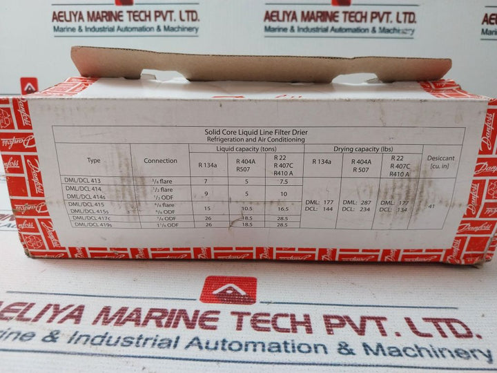 Danfoss Dcl 304 Hermetic Filter Drier