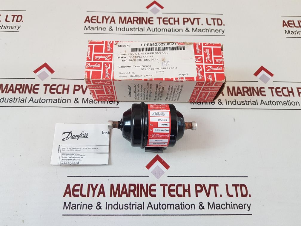 Danfoss Dml052S Liquid Line Filter Drier 023Z4559
