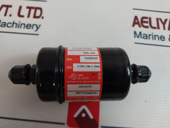 Danfoss Dml 032 Liquid Line Refrigerant Filter-drier 023Z5035