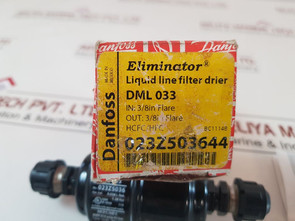 Danfoss Dml 033 Eliminator 023Z5036 Liquid Line Filter Drier

