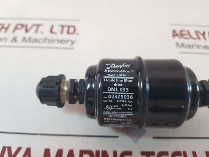 Danfoss Dml 033 Eliminator 023Z5036 Liquid Line Filter Drier
