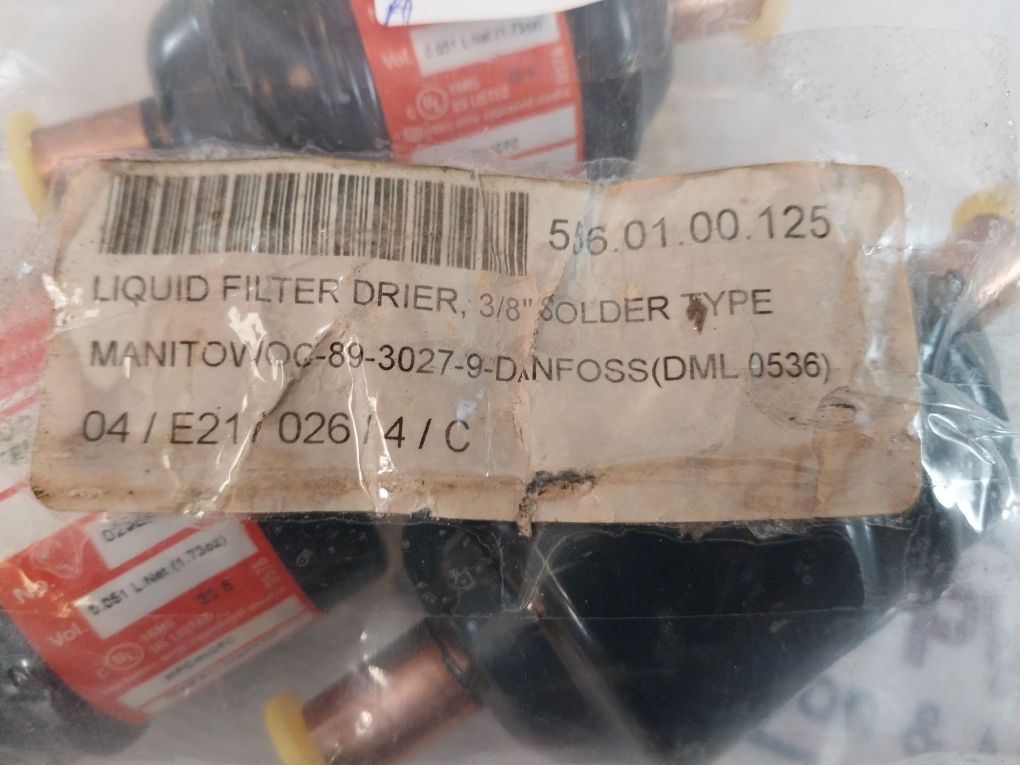 Danfoss Dml 053S Liquid Line Filter Drier 023Z8116