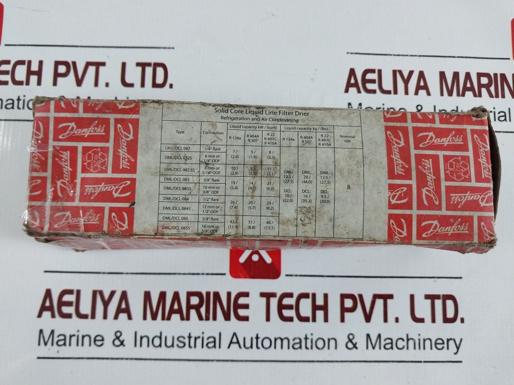 Danfoss Dml 085 Solid Core Liquid Line Filter Drier – Aeliya Marine Tech®