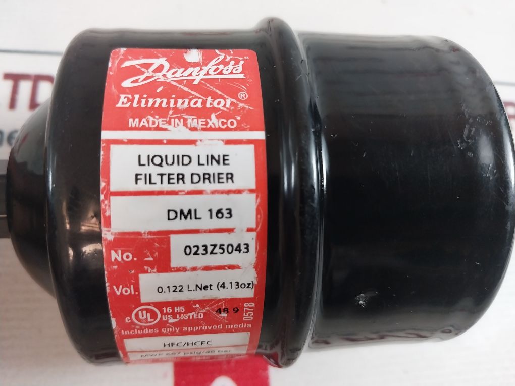 Danfoss Dml 163 Liquid Line Filter Drier 023Z5043