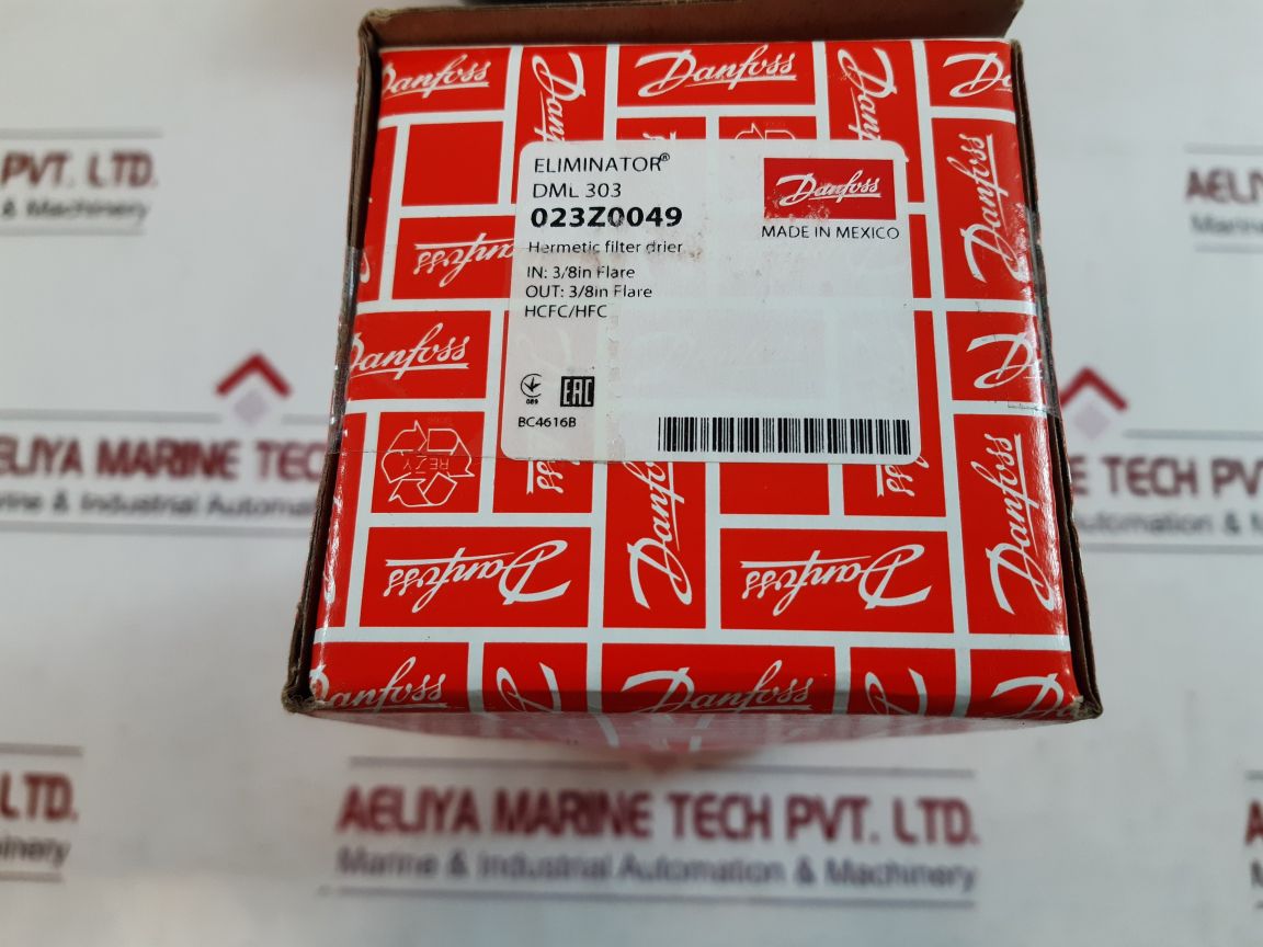 Danfoss Dml 303 Liquid Line Filter Drier 023Z0049
