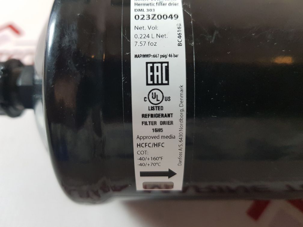 Danfoss Dml 303 Liquid Filter Drier